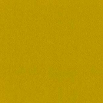 Mustard yellow leather swatch with fine granular texture, studio lighting, and embedded text “moroso > leather (t) > m06 > b0035 – leather neon – t”.